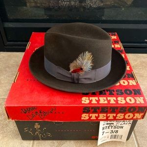 Vintage Stetson Selby Dress Hat Size 7 3/8